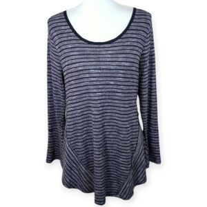 STYLE & CO. NAVY STRIPE TUNIC SZ.M EUC